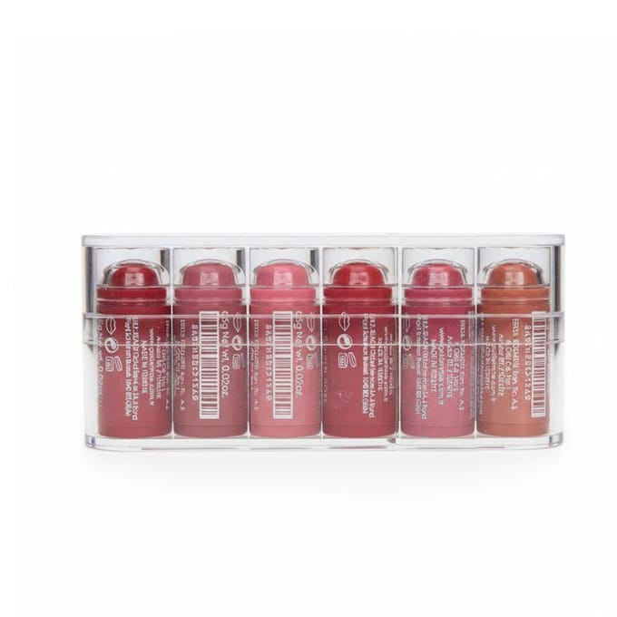 Rose doré velours mat mini rouges à lèvres mats - 6 pièces