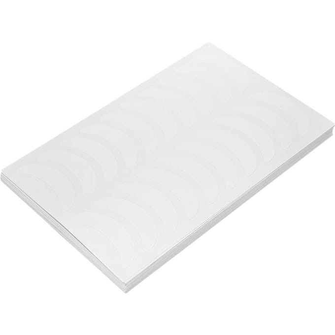 500 Paires Autocollant Extension de Cils Autocollant Conseils de Positionnement des Yeux Autocollants Cartographie des Cils white