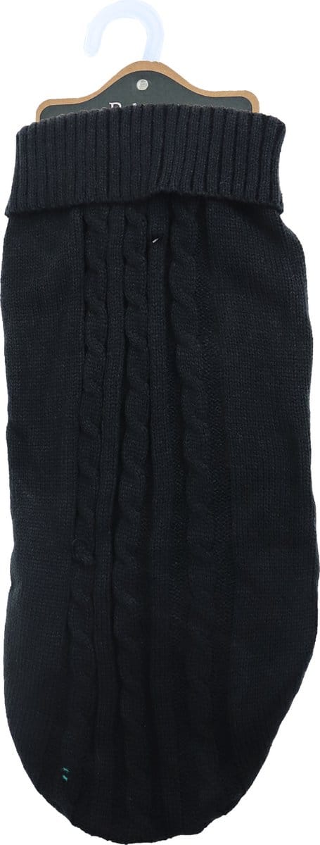 Boony - hondentrui - kabeltrui - Kleur: Zwart - Ruglengte: 45 cm
