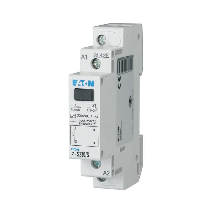 Stroomstootschakelaar Meerdere kleuren 16 A 1x NO 230 V Eaton 265262