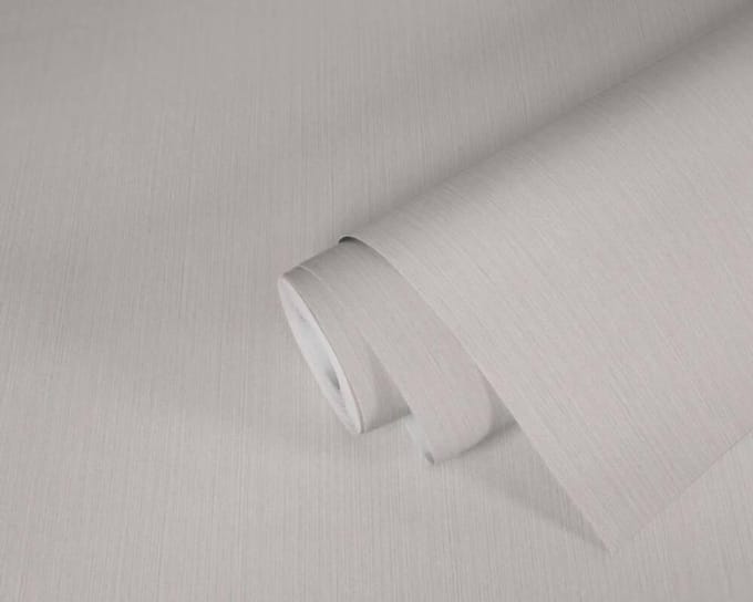 GEVLEKT EFFECT TEXTIELLOOK BEHANG | Basic - beige crème - A.S. Création MICHALSKY