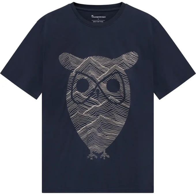 T-shirt met print aan de voorkant KnowledgeCotton Apparel