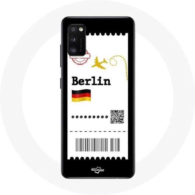 Coque Samsung Galaxy A41 Billet d'avion berlin