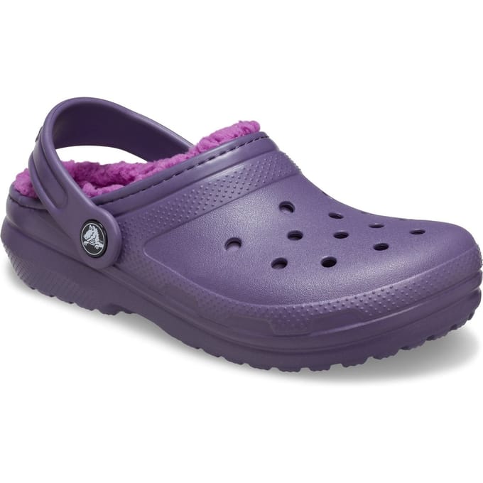 Crocs Classic Voering Thermoplastische Kinder Nightshade Klompen