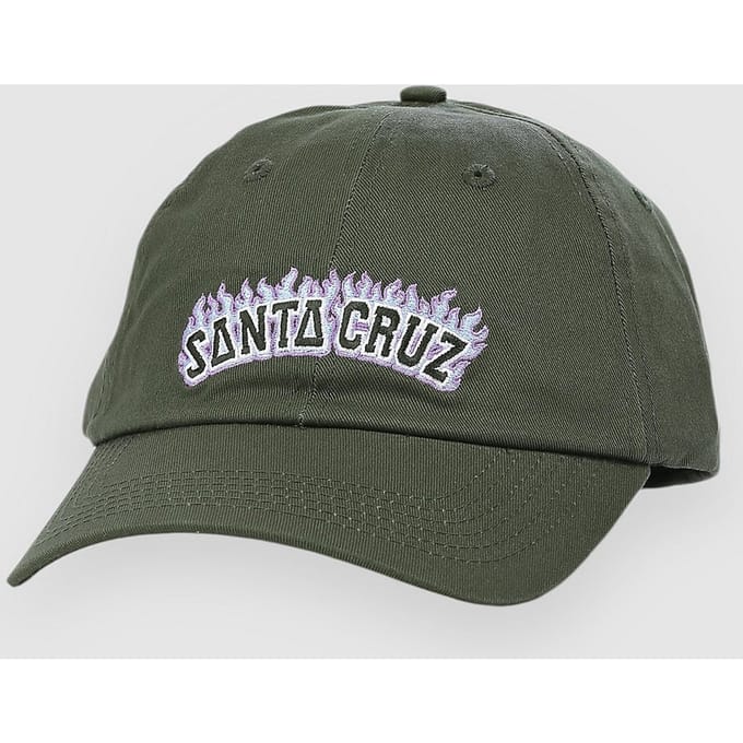Santa Cruz Burnt Collegiate Cap groen