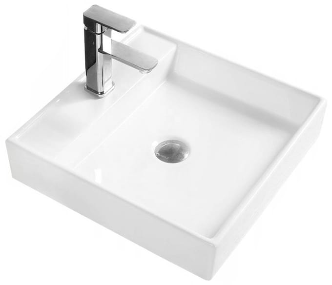Mexen Blanca opzetwastafel 44 x 44 cm, wit - 21624400