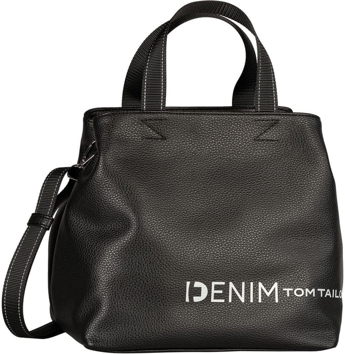TOM TAILOR handtas schoudertas Marlow Zip Shopper Black zwart