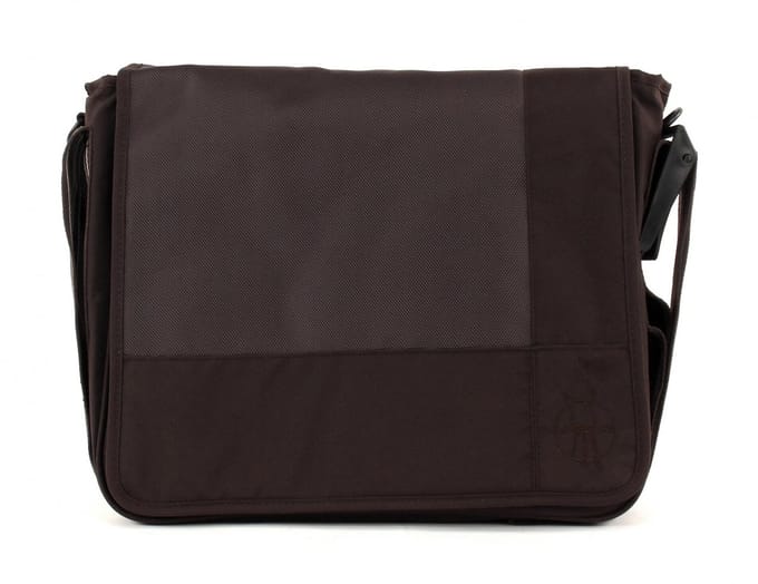 Lässig luiertas schoudertas Casual Messenger Bag Coco Patchwork bruine