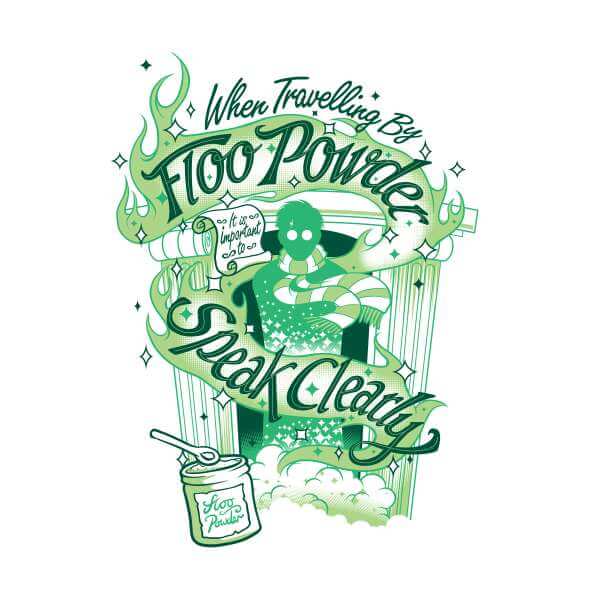 Harry Potter Floo Powder trui - Wit - S
