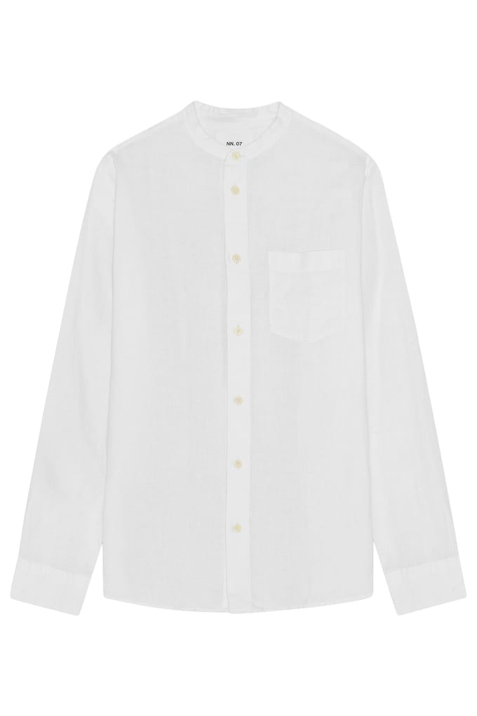 NN.07 Miles 5708 White Taglia: M | Camicie Casual Outlet | Uomo | Bianco