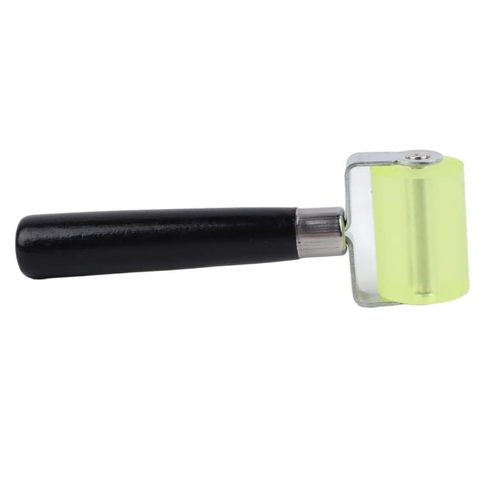 Siliconen Naadroller Ca. 2in Eenvoudige Bediening Duurzaam Draagbaar Gladmakende Handgreep Behangroller beige