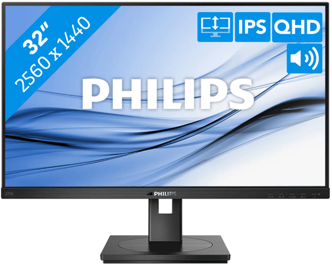 32" Philips B Line 325B1L QHD 75Hz USB hub Speakers