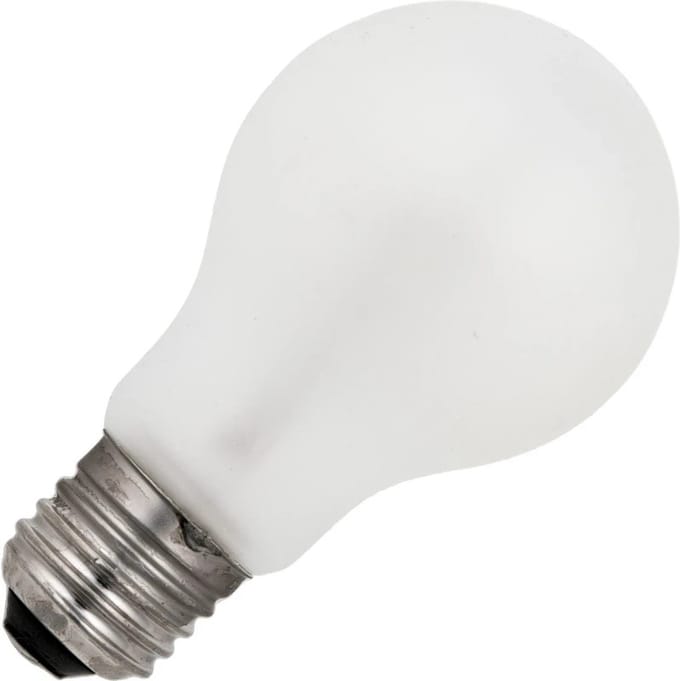 Schiefer E27 Gloeilamp | 25W 2700K 150lm 235V Mat | Dimbaar