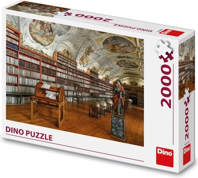 Dino legpuzzel Theological Hall Strahov 2000 stukjes kunst religie.
