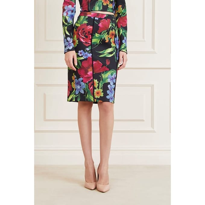 GUESS Marciano By  Boldly Blooming Penc Boldly Blooming Prin Größe: 40 | Midiröcke Outlet | Damen