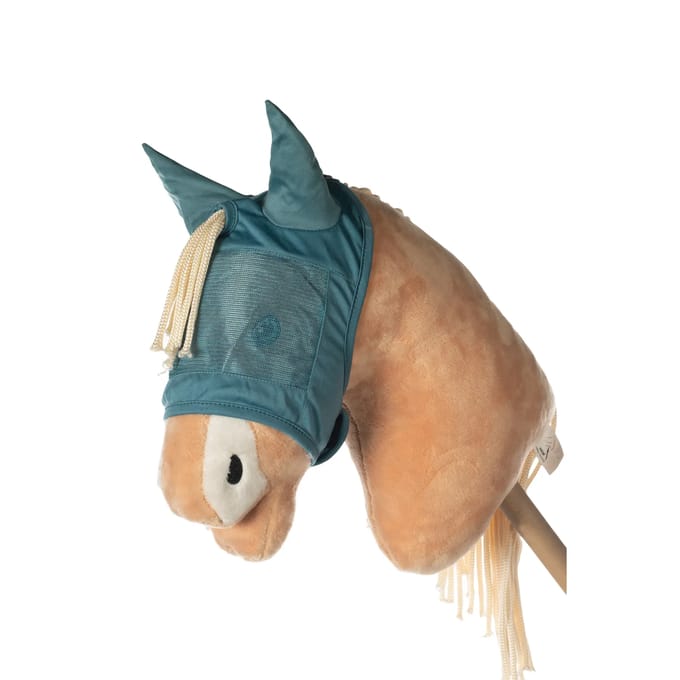 HKM Hobby Horse vliegenmasker - Turquoise