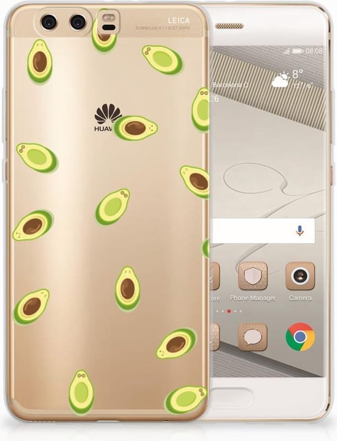 Huawei P10 Plus Siliconen Case Avocado