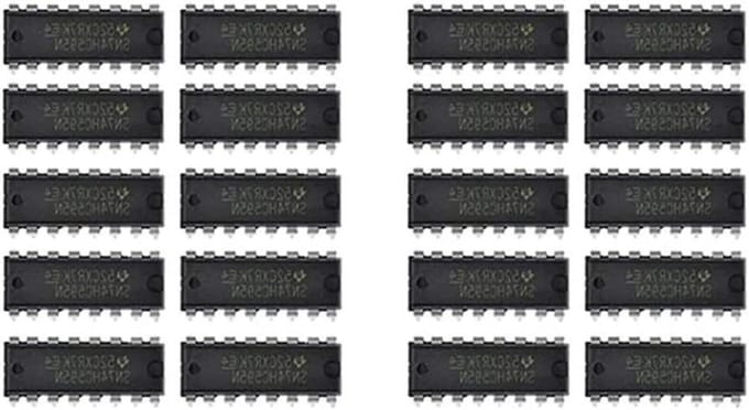 Logic-Shift Register - Geïntegreerd Circuit - Elektronische Projecten - 8-bit Seriële Uitbreiding - DIP-16 Pakket - Zwart