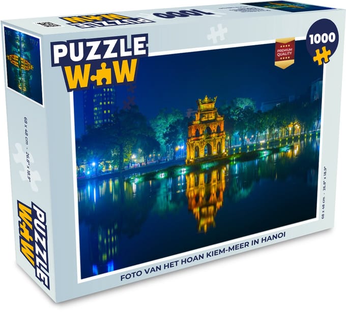 Puzzel Hanoi - Avond - Meer - Legpuzzel - Puzzel 1000 stukjes volwassenen