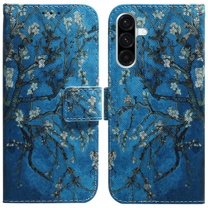 Comfycase Samsung Galaxy A56 Bloesem Bookcase Hoesje Meerkleurig