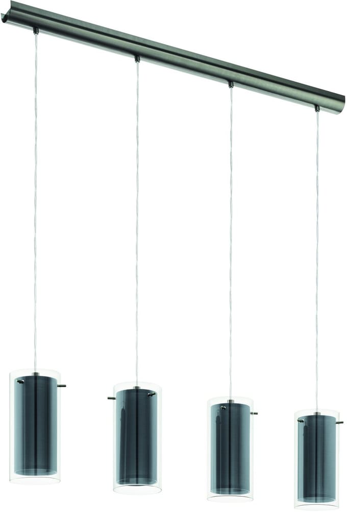 EGLO Pinto Textil Hanglamp - E27 - 94,5 cm - Grijs