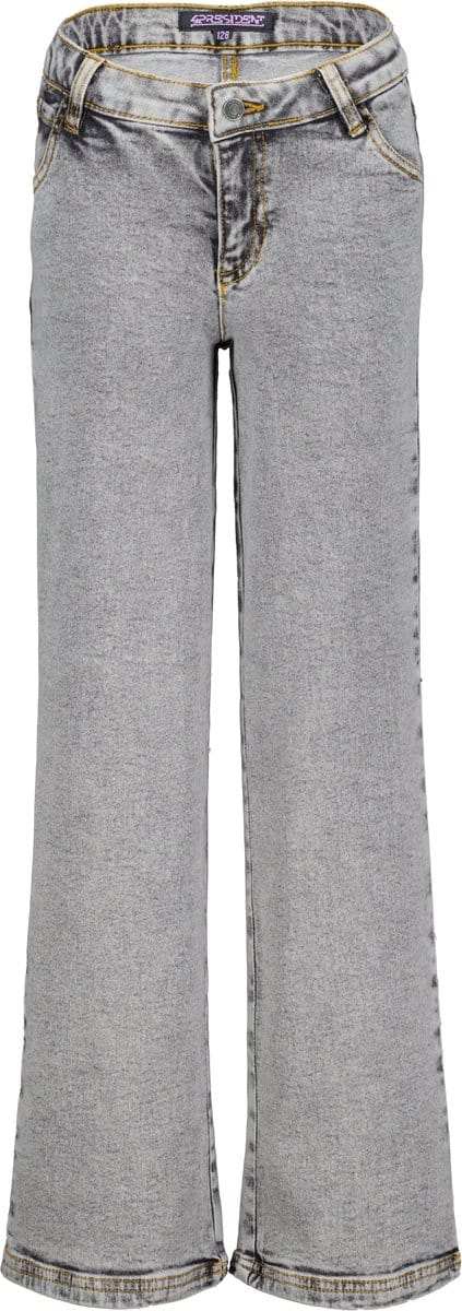 4PRESIDENT Broek Meisjes - Grey Wash - Maat 104