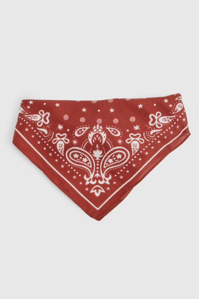 boohoo Dames Rode Nekdoek | Rood