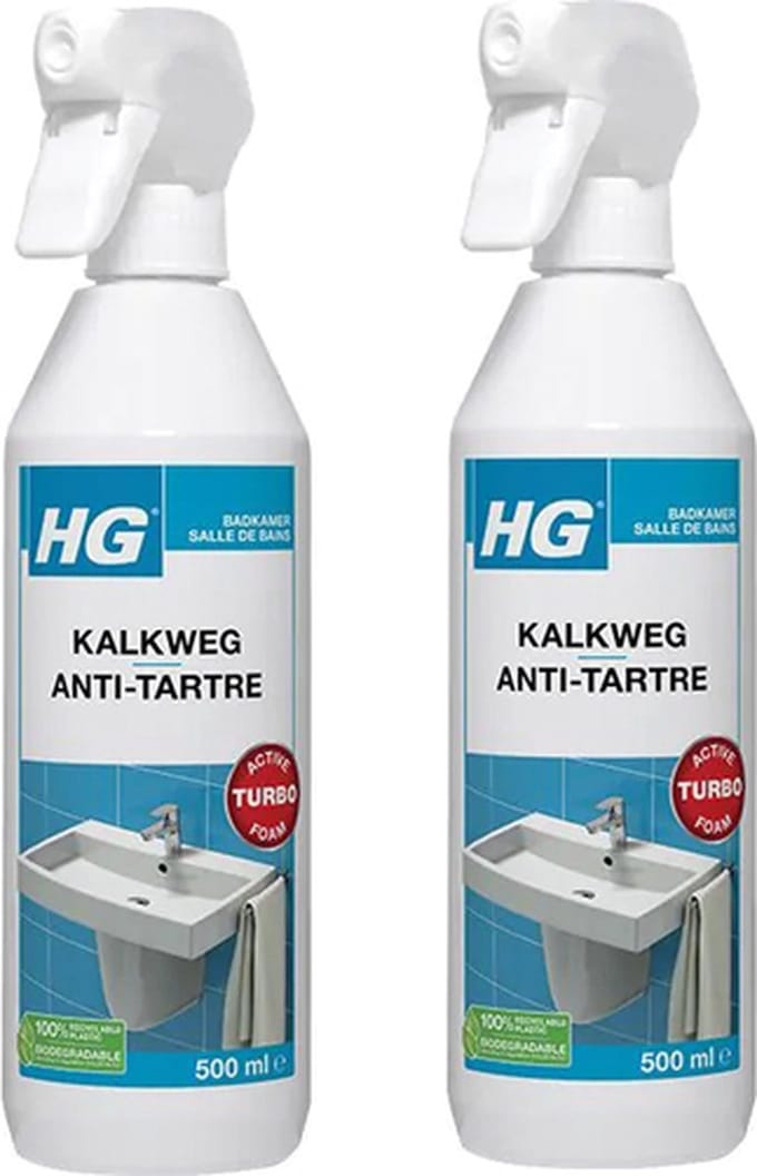 HG Kalkweg Schuimspray 2-pack met KD spons