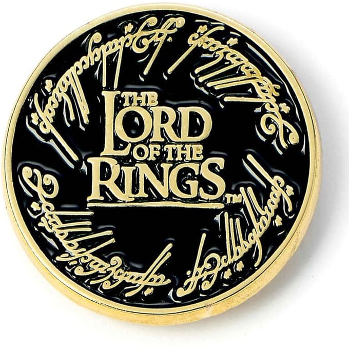 The Lord Of The Rings Speld - Logo - voor Geen - goudkleurig