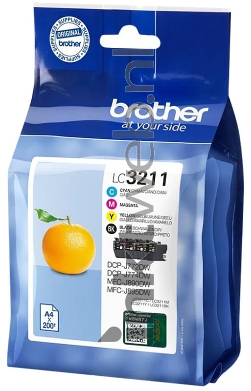 Brother Inktcartridge LC-3211VAL 4-kleuren Multipack