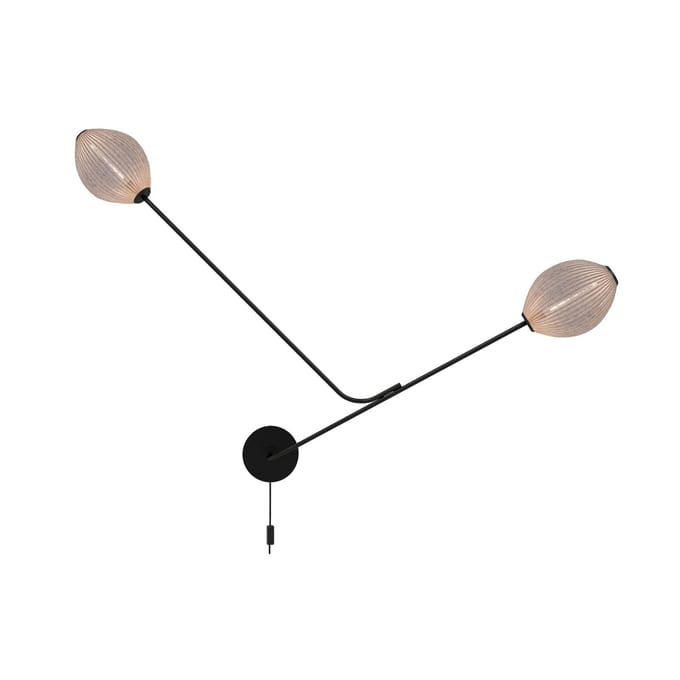 GUBI Satellite Wandlamp, Bekabeld , Crème , Mat
