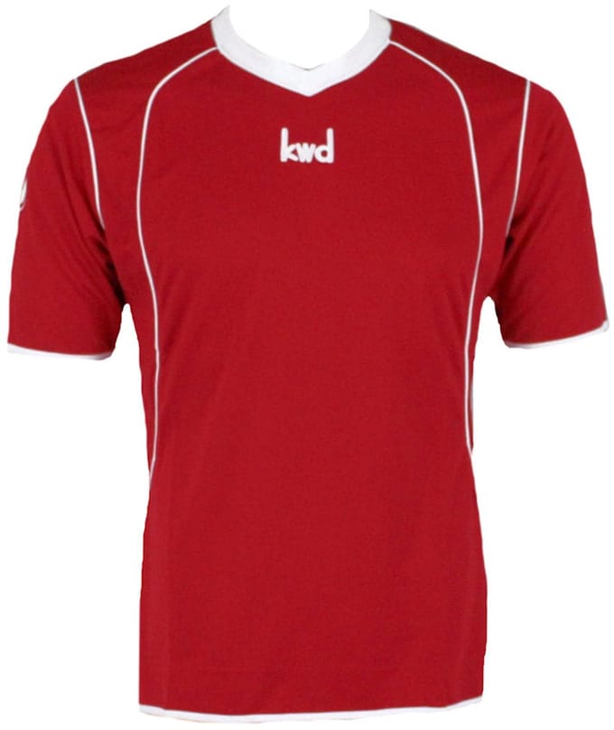 KWD Sportshirt Victoria km, mt Mini, rood/wit