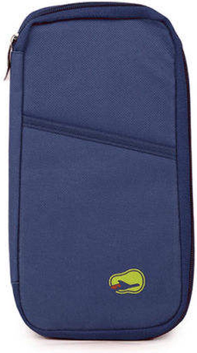 Doodadeals® Reis Etui Donkerblauw – Travel Organizer Paspoort & Documenten Houder