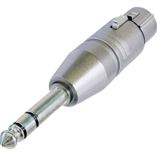 Neutrik NA3FP XLR-adapter XLR-bus - Jackplug male 6,3 mm Stereo Inhoud: 1 stuk(s)