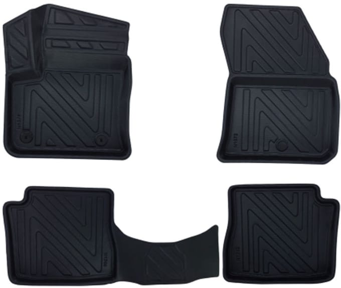 Rubbermatten Peugeot e-2008 2020-heden (complete set) - Premium carbonlook