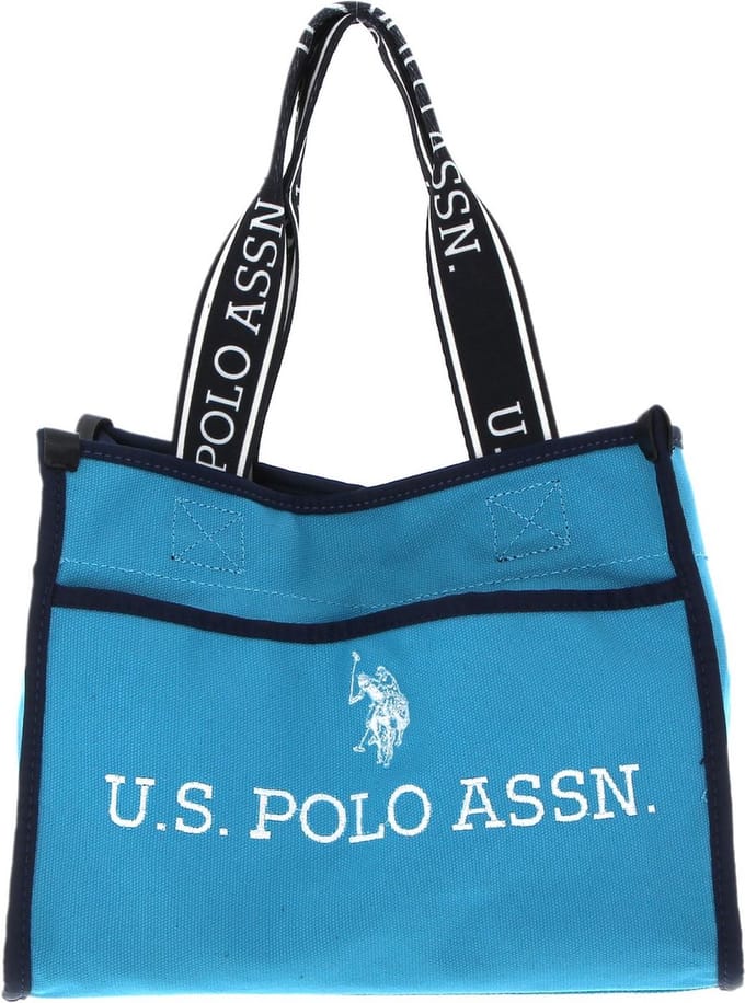 U.S. POLO ASSN. Schoudertas Handtas Halifax Shopping Bag Turquoise