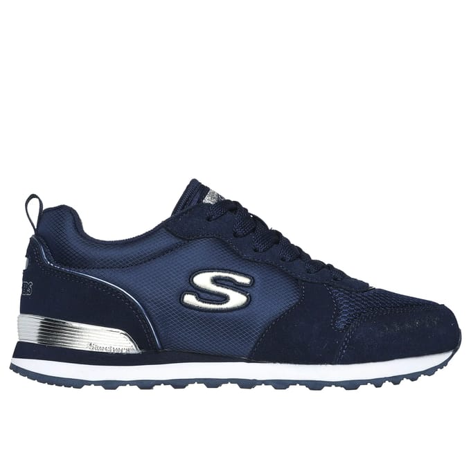 Skechers Retros Og 85 Goldn Gurl - Maat 39 - Dames Sneakers - Navy
