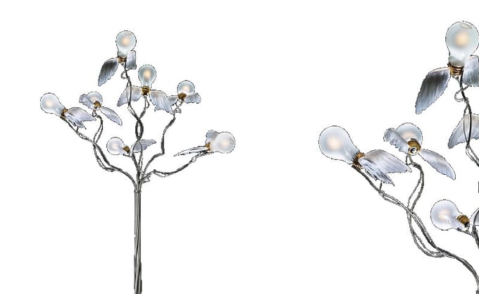 Ingo Maurer - Birdie´s Busch led Staande lamp - goud