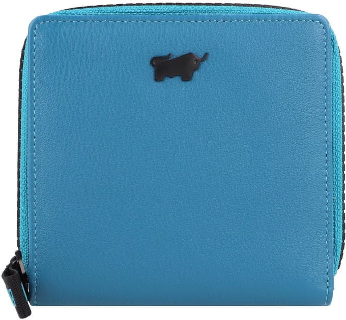 Braun Büffel Capri Portemonnee RFID-bescherming Leer 11 cm - Dames - Horizontaal - ocean