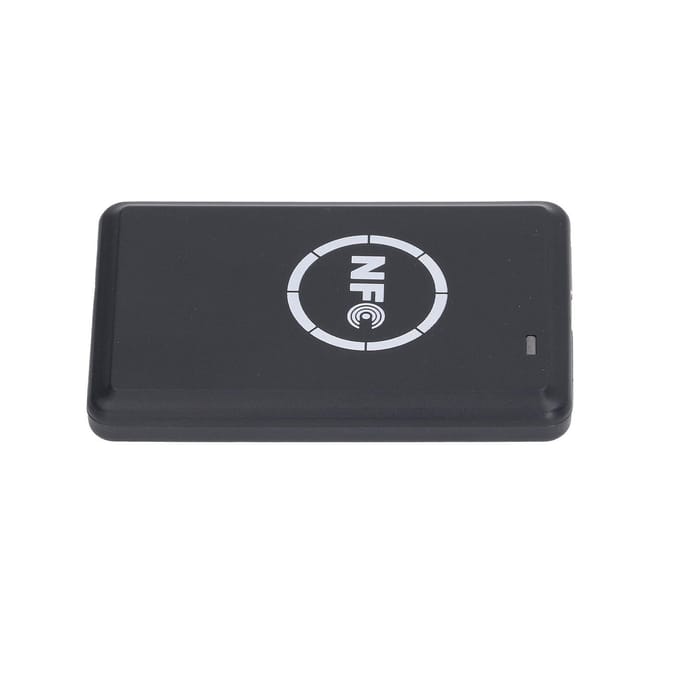 NFC Reader Writer Snelle Respons Nauwkeurige Stabiele Lezing Contactloos USB NFC Reader 5V gray