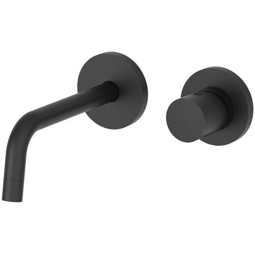 Steinkamp Living Black wall-mounted basin mixer, projection 12.3 cm incl. base body 62014NOST