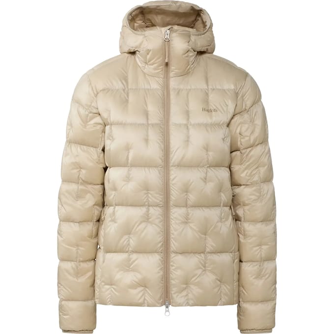 Haglofs Hede Down Jas Beige S Vrouw