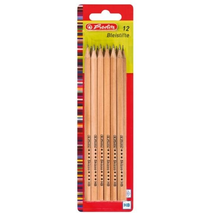 Herlitz Skizzo grafietpotloden - HB - 12 stuks