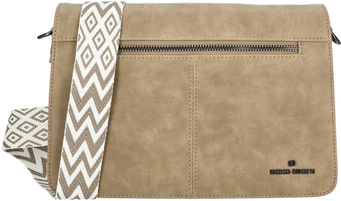 Enrico Benetti Stacey Crossbodytas - Midden Taupe