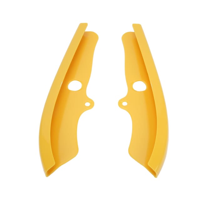 2 stuks Voorbumper Lipbeschermer ABS Vervanging voor Dodge Challenger SRT 392 2015?2018 yellow