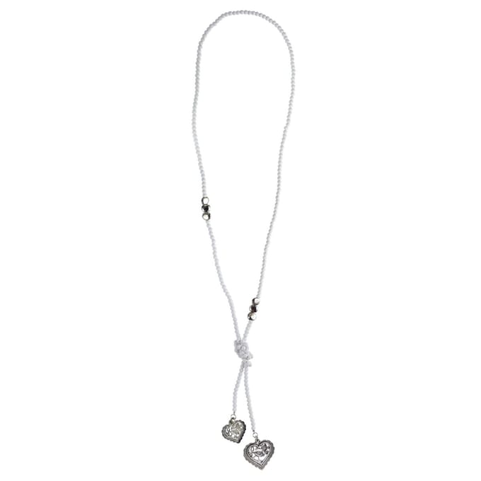 Behave - Ketting met kralen en hartjeshanger - Zachte romantische look