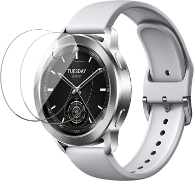 Screenprotector geschikt voor Xiaomi Watch S3 - 2x FlexGuard Screen Protector