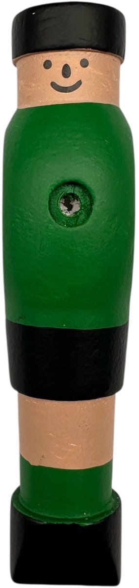 NORTH Voetbaltafelpoppen Groen Set (van 11) Houten 16MM