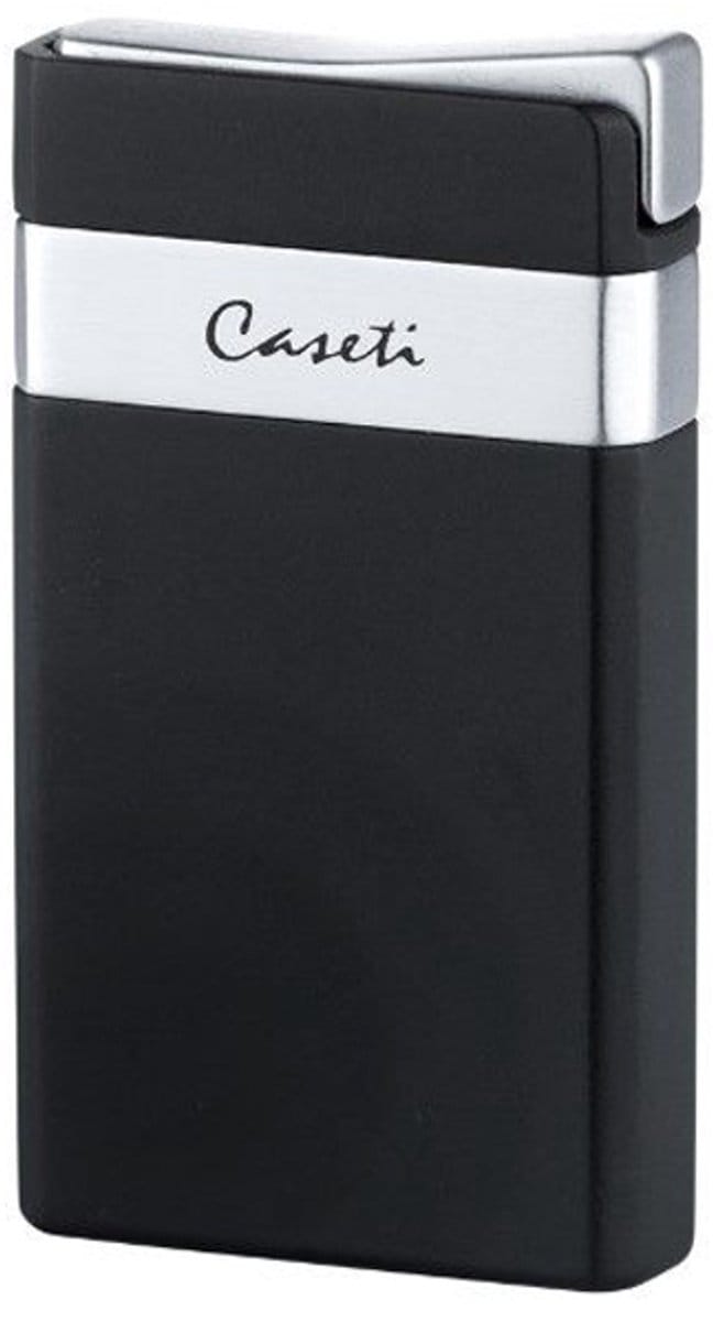 Caseti Single Jetflame Black Matte - Silver