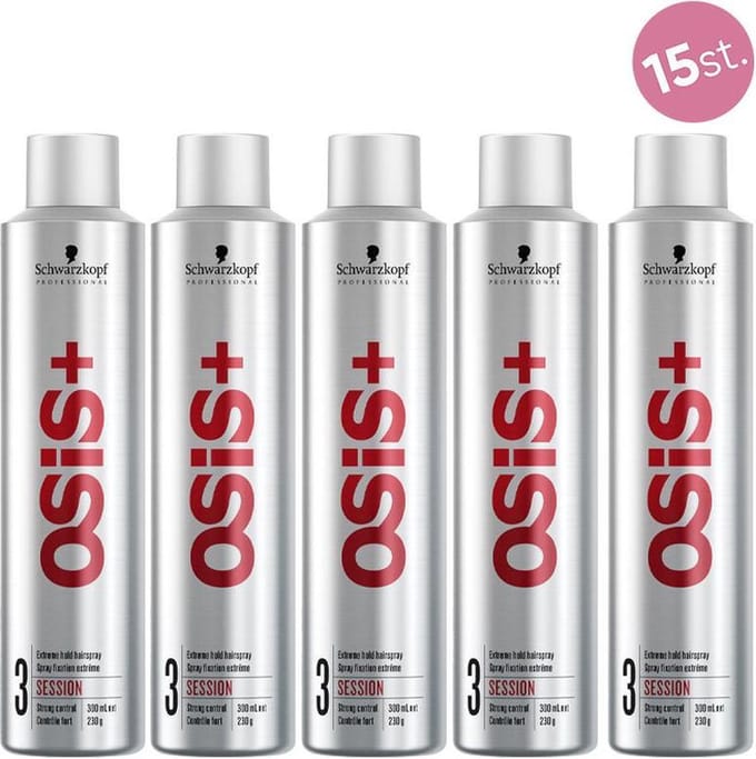 15X Schwarzkopf Osis Session Hairspray 300ml